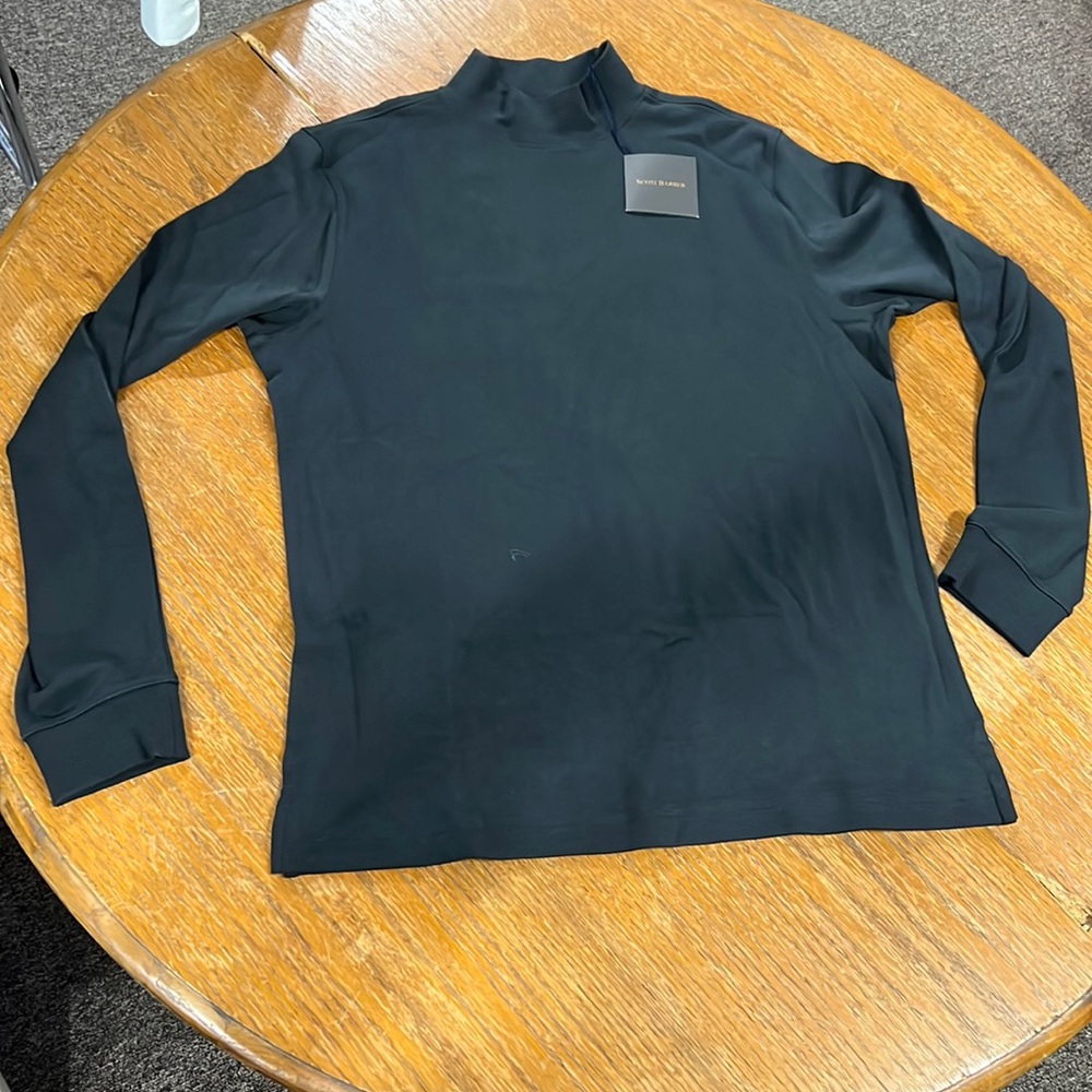 New with tags Scott Barber Mock Neck, Long Sleeve, shirt